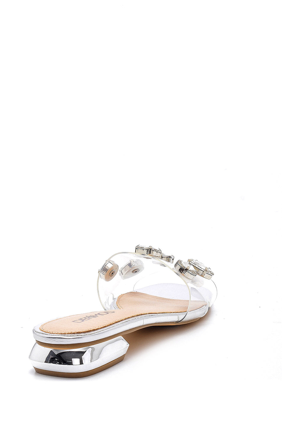 Women's Transparent Stone Slippers