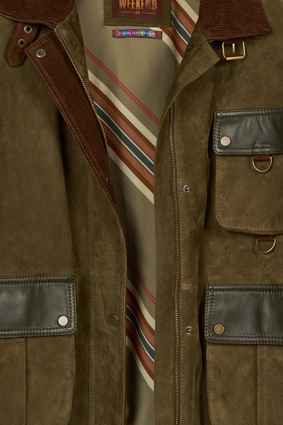 Liberty Woman Khaki Suede Jacket