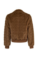 Aspen Woman Brown Teddy Jacket | Derimod