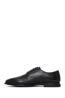Male Black Lace-Up Leather Casual Shoes | Derimod