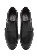 
Men's Black Double Buckle Leather Classic Shoe
 | Derimod