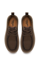 Derimod Zero Male Brown Lace-up Thick-soled Fabric Casual Shoes | Derimod
