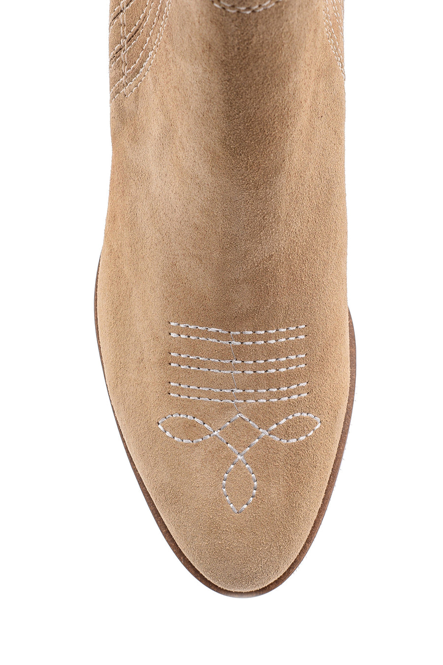 Women's Suede Leather Heeled Boots