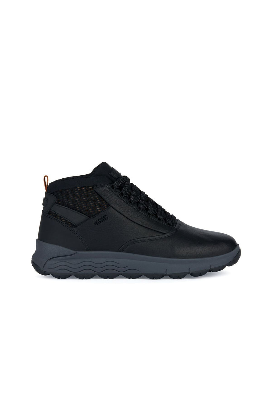 Geox Men's Black Spherica Lace-Up Leather Boots U26FDA0FF6KC9999 | Derimod