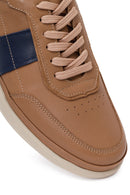 Male Beige Lace-Up Leather Casual Sneaker | Derimod