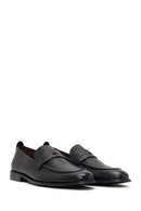 Derimod Black Erkek Siyah Deri Klasik Loafer | Derimod
