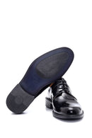 Men's Black Leather Patent Leather Classic Shoes | Derimod
