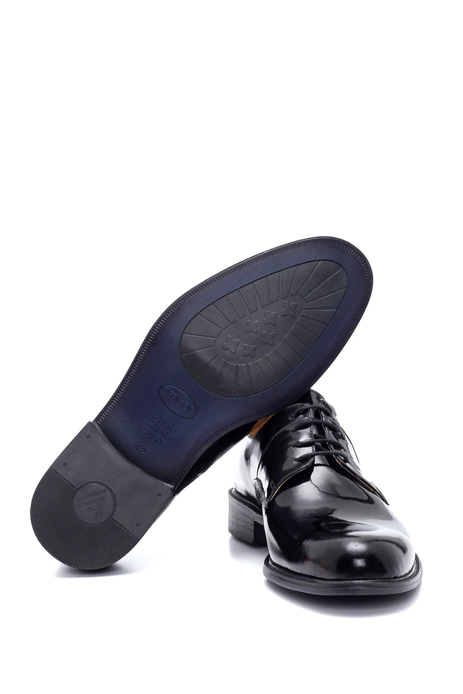 Men's Black Leather Patent Leather Classic Shoes