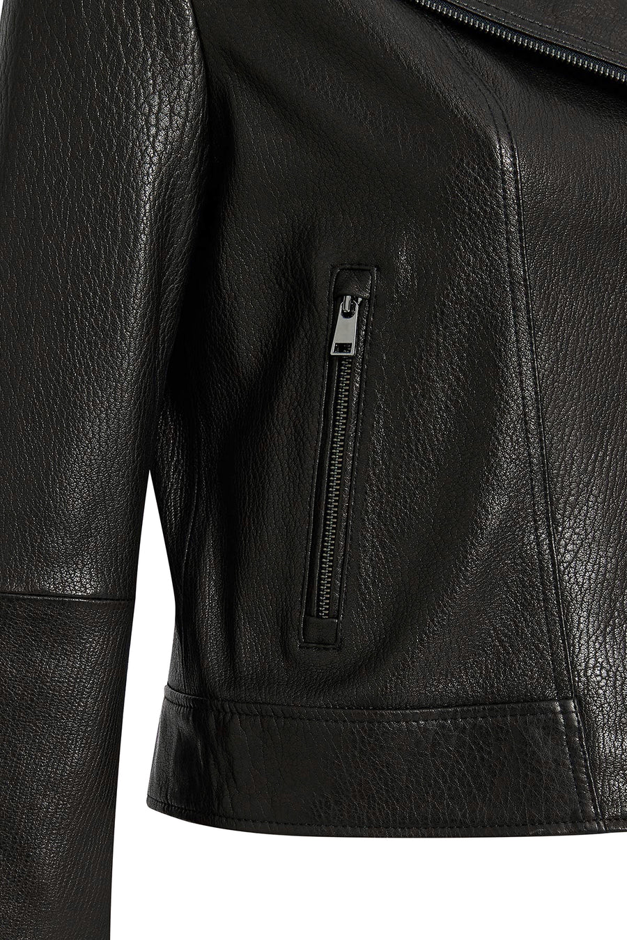 Alba Women's Black Biker Leather Jacket