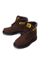 Caterpillar Women's Brown Nubuck Leather Colorado Boots | Derimod