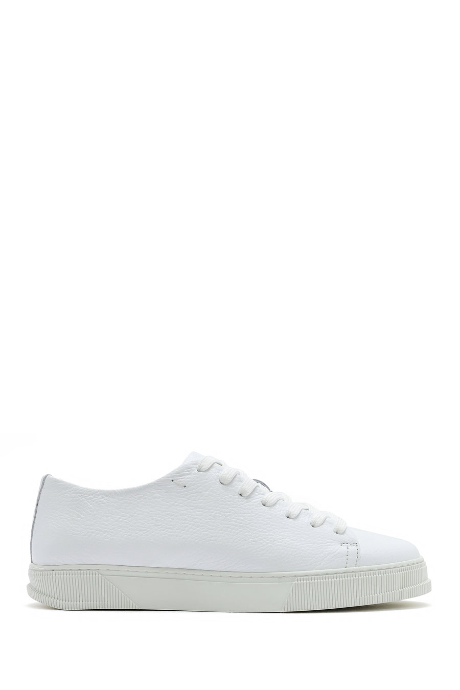 Erkek Beyaz Bağcıklı Deri Sneaker 25SFD6126FT | Derimod