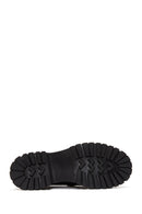 Women's Black Leather Loafer | Derimod