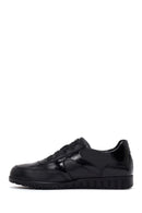 Woman Black Leather Comfort Shoes | Derimod
