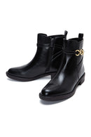 Women's Black Chain Boots | Derimod