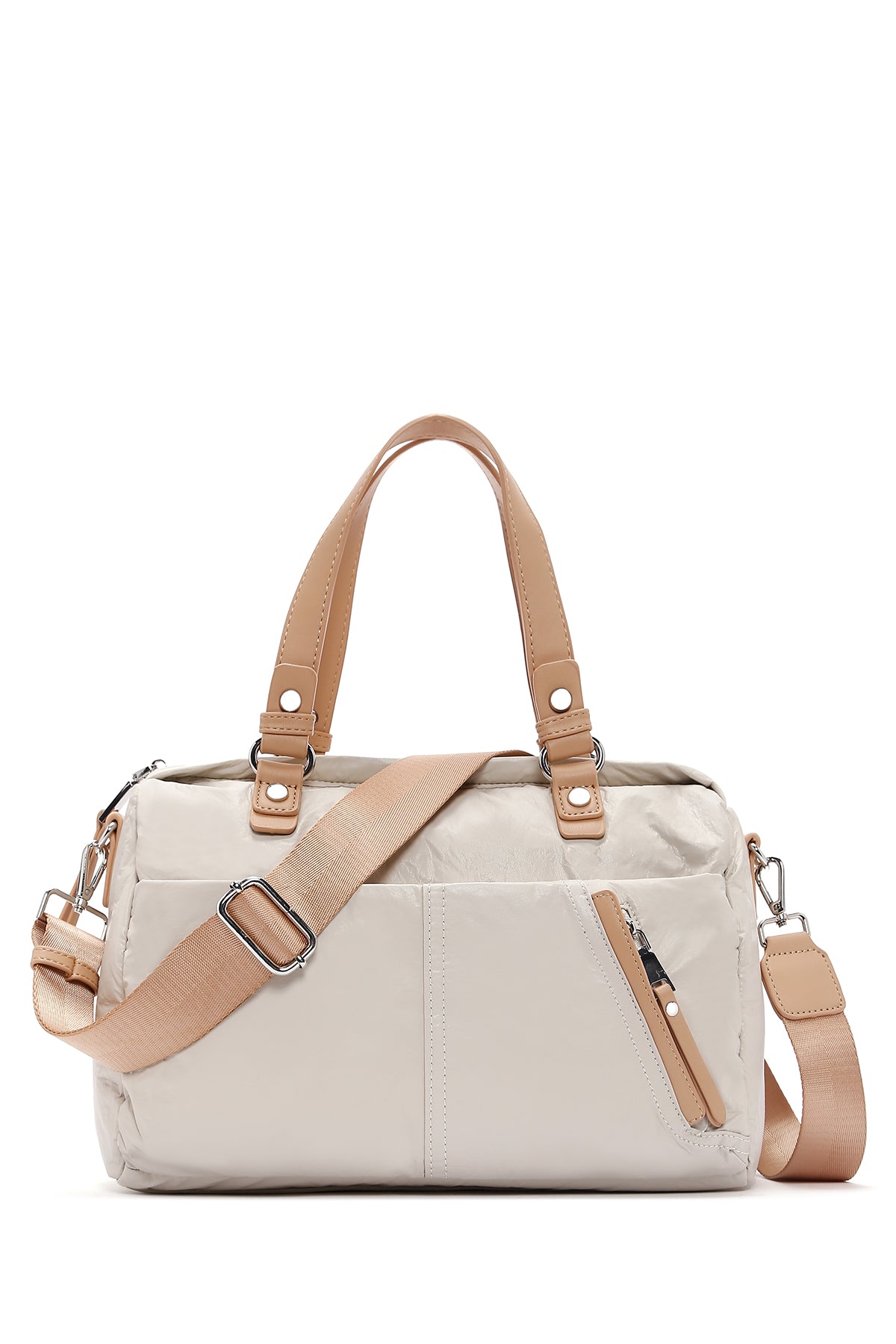 Women's Cream Long Strap Shoulder Bag 25SBD243714 | Derimod