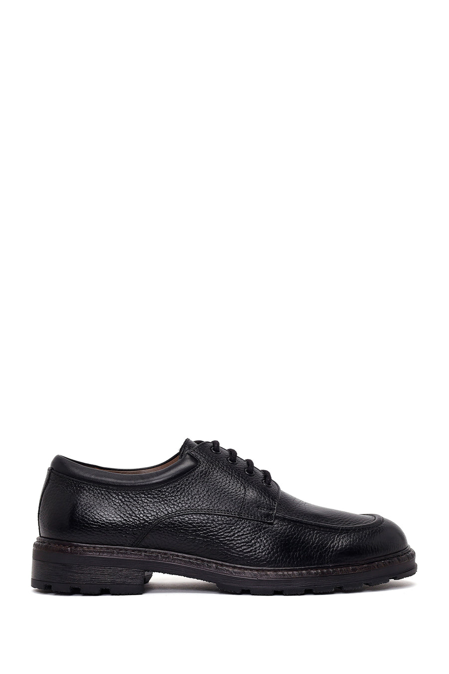 Male Black Lace-up Leather Casual Shoes WM750019DF | Derimod