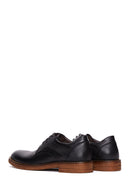 Men's Black Leather Printed Casual Shoes | Derimod