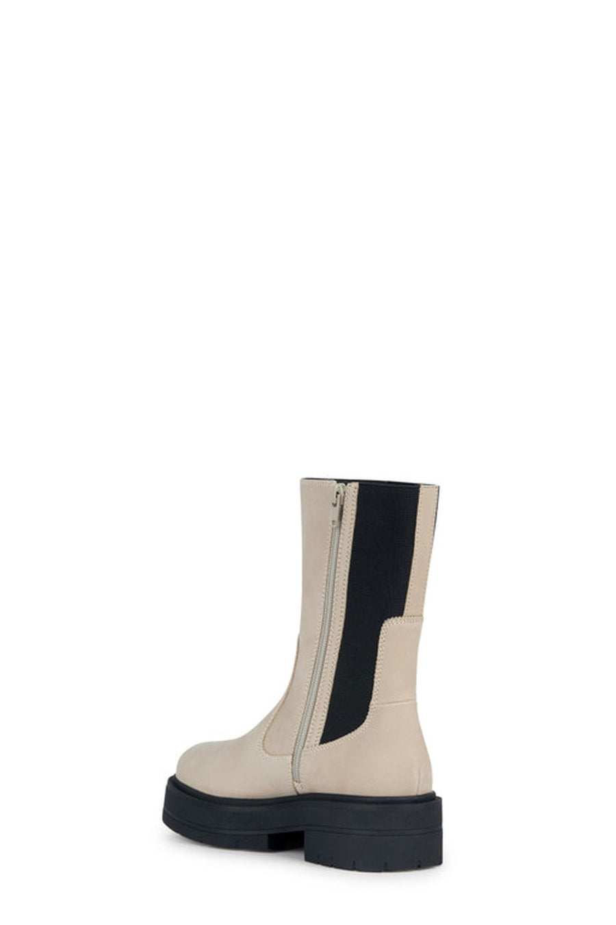 Geox Women's Beige Spherica Suede Leather Boots