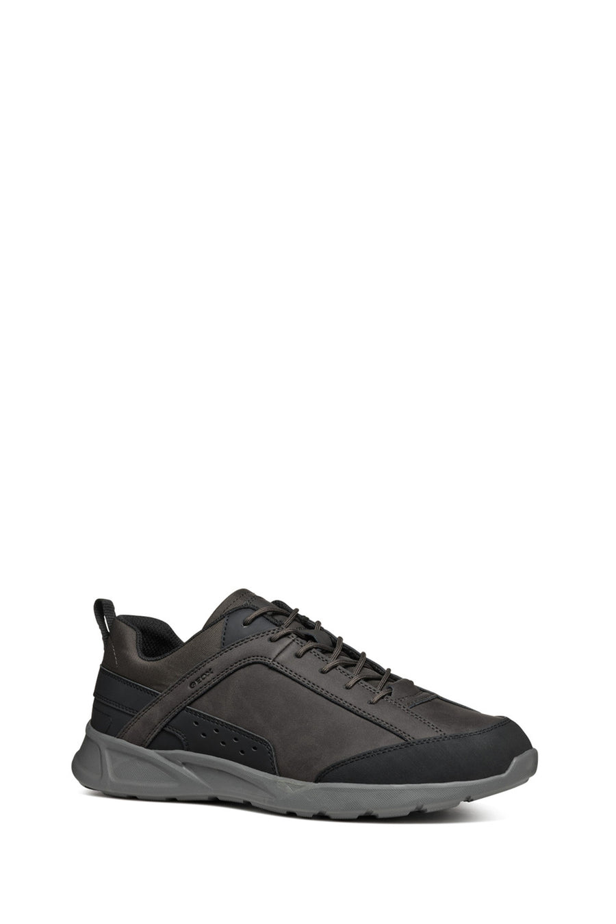 Geox Men Brown Nebula Lace-Up Fabric Sneaker