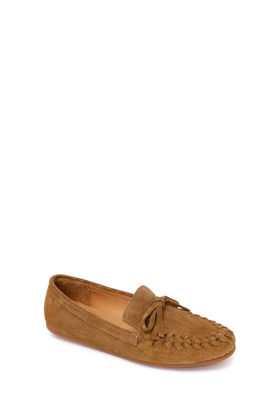 Kadın Taba Süet Deri Loafer