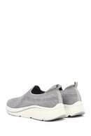 Derimod Zero Women's Grey Thick-Soled Fabric Sneaker | Derimod