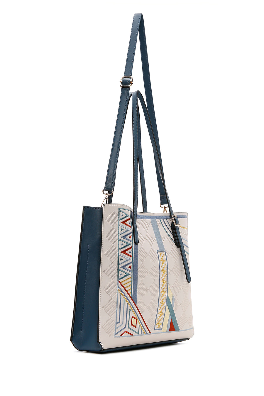 Women's Multicolored Long Strap Printed Shoulder Bag