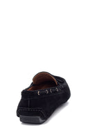 Erkek Siyah Süet Deri Casual Loafer | Derimod