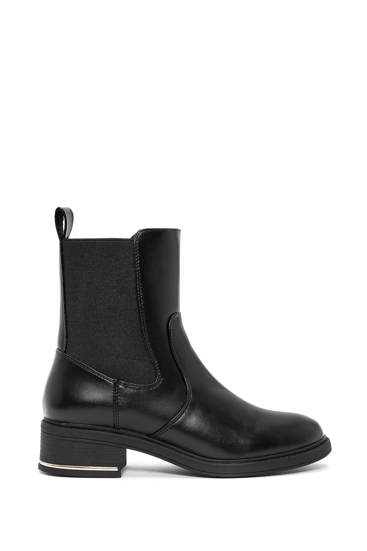 Woman Black Chelsea Boots WF250010SV | Derimod