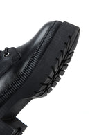 Women's Leather Zippered Boots | Derimod
