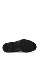 Male Black Leather Chelsea Boots | Derimod