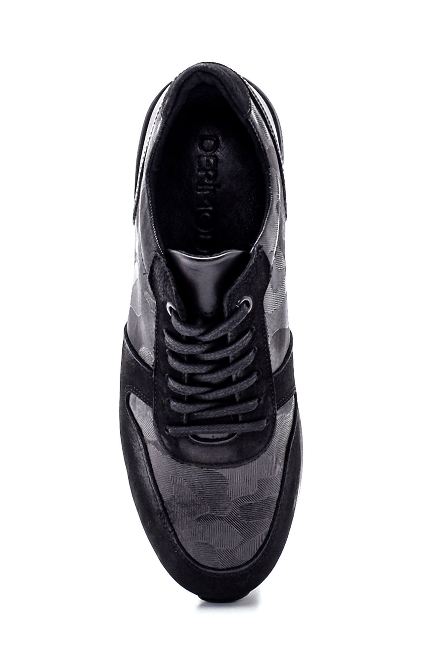 Erkek Deri Süet Detaylı Sneaker