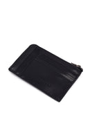 Male Black Leather Cardholder | Derimod