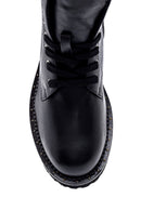 Women's Leather Zipper Boots | Derimod