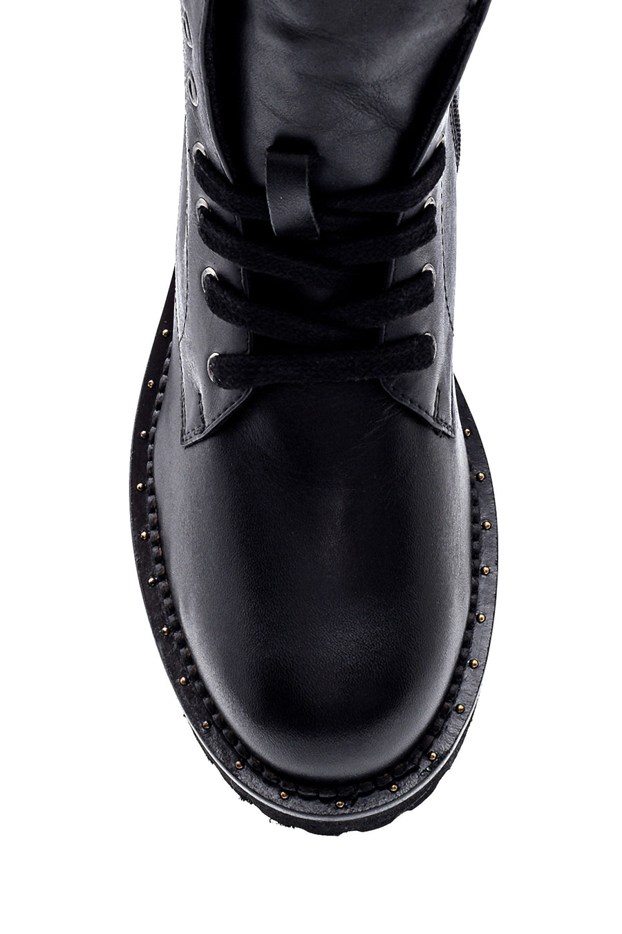 Women's Leather Zipper Boots