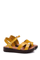 Women's Leather Bodrum Sandals | Derimod