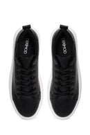 Woman Black Lace-Up Chunky Sneaker | Derimod