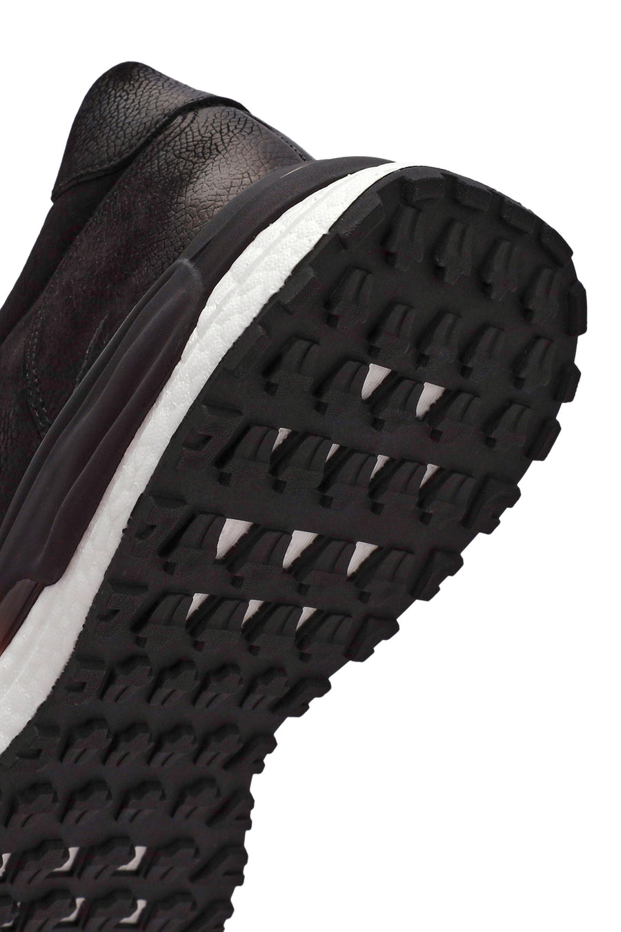 Erkek Siyah Bağcıklı Nubuk Deri Sneaker
