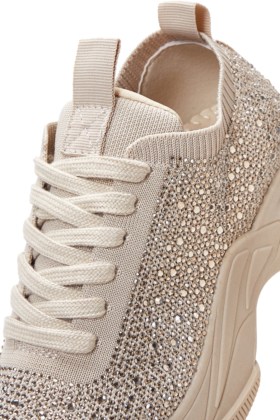 Women's Beige Stone Thick Soled Sneaker