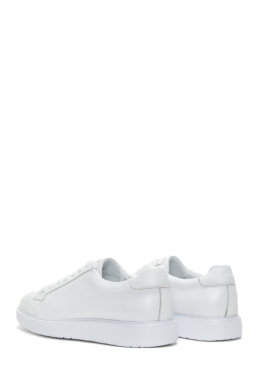 Erkek Beyaz Deri Sneaker