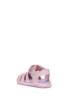 Geox Kız Bebek Pembe B Sandal Fusbetto A - Synt.Lea Bantlı Sandalet | Derimod