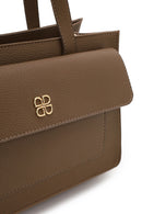 Woman Mink Classic Shoulder Bag with Long Strap | Derimod