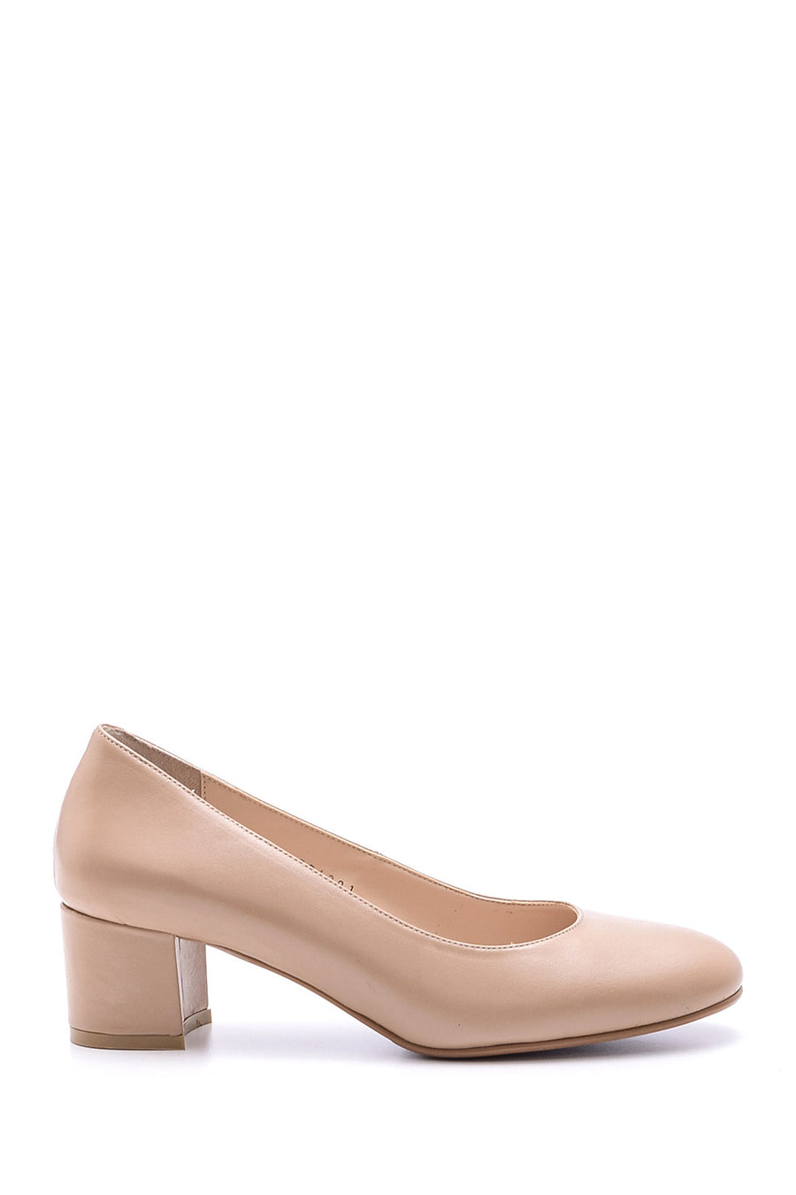 Women's Heeled Leather Shoes 19WFD138118 | Derimod