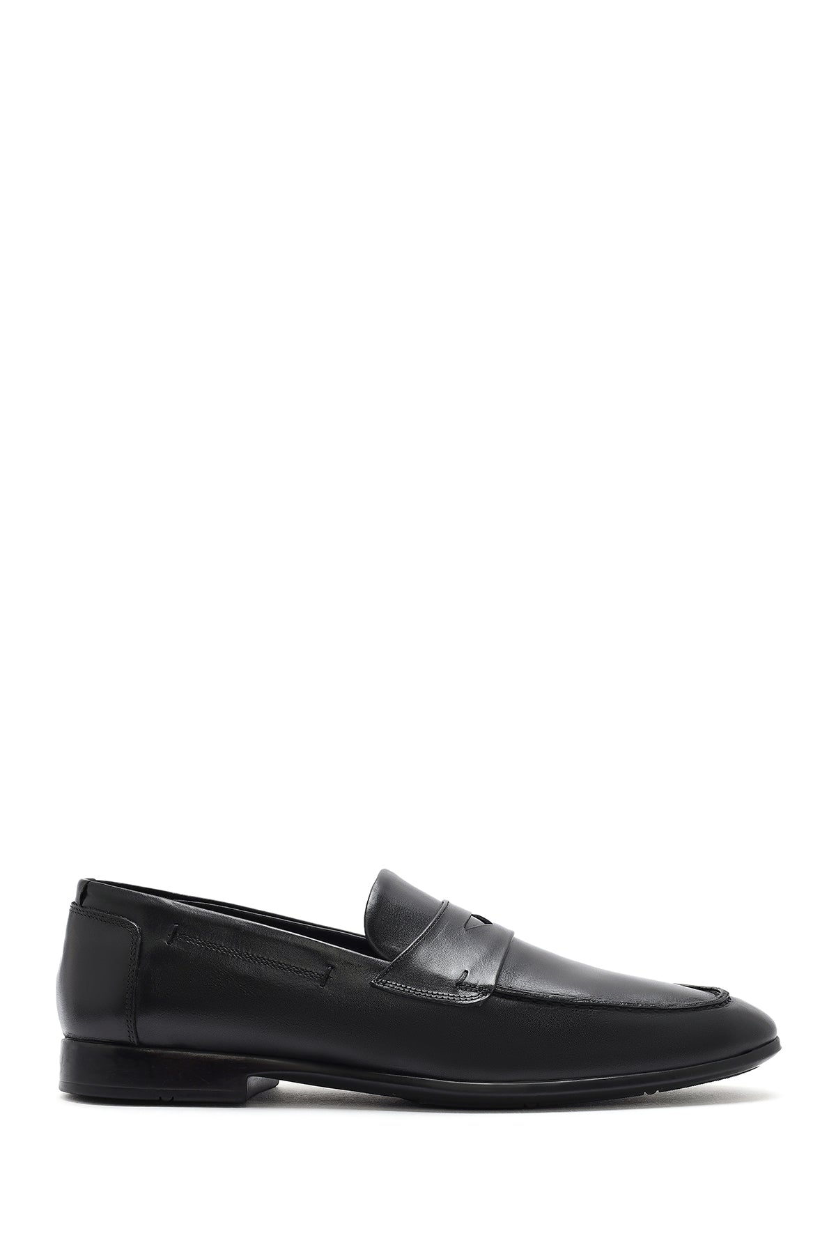 Men's Black Leather Casual Loafer 25SFD751118 | Derimod