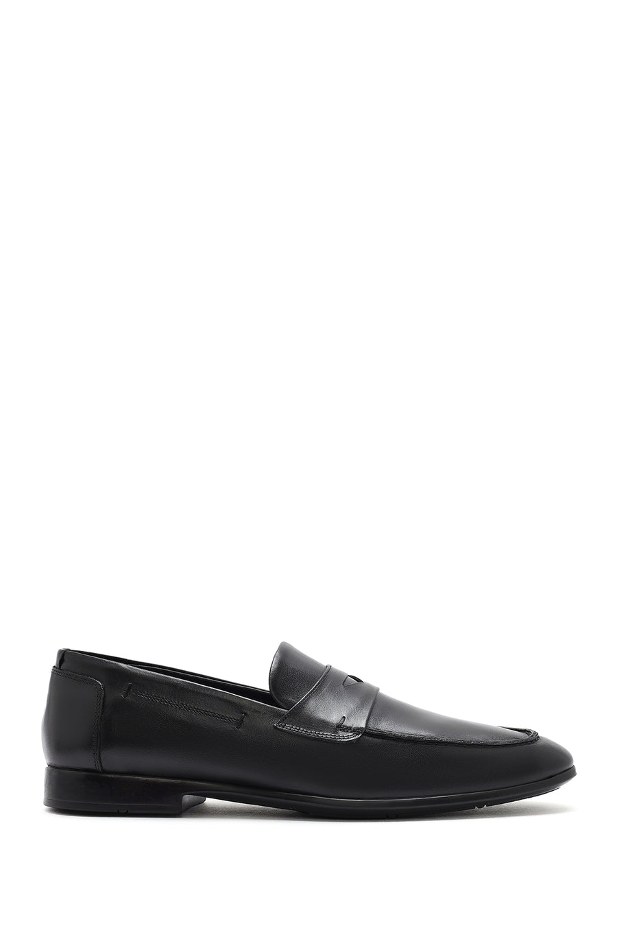 Erkek Siyah Deri Casual Loafer 25SFD751118 | Derimod