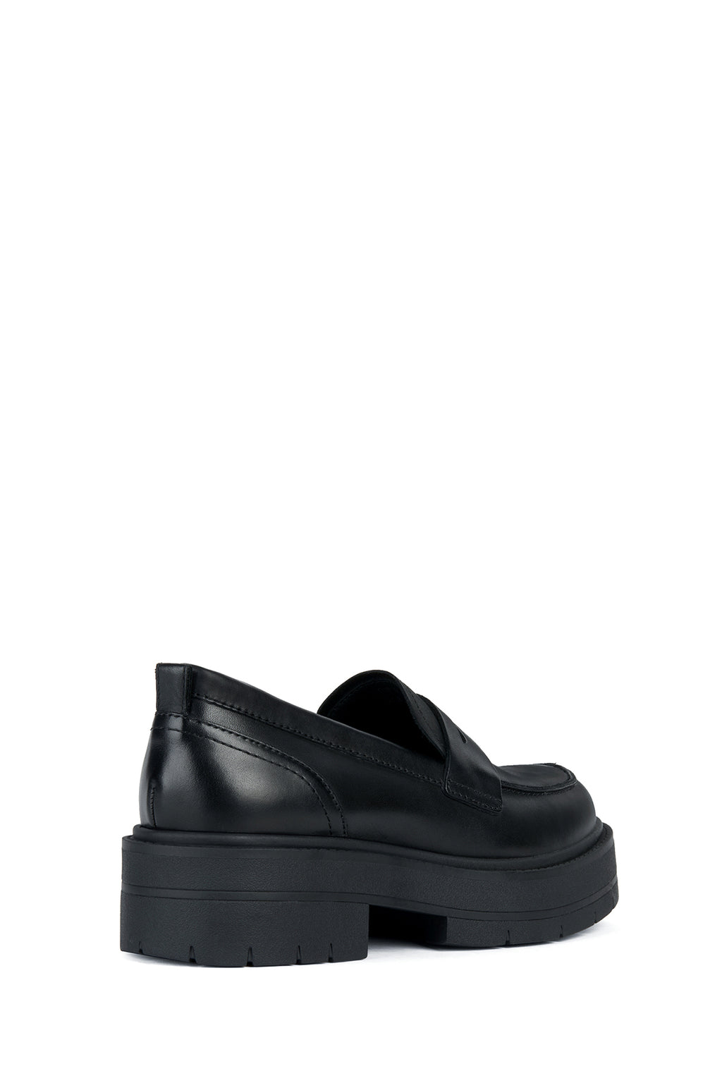 Geox Kadın Siyah Spherica Deri Maskülen Loafer