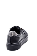 Women's Leather Zipper Sneaker | Derimod