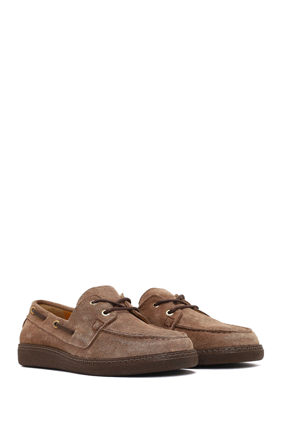 Women's Mink Lace-up Suede Leather Casual Shoes