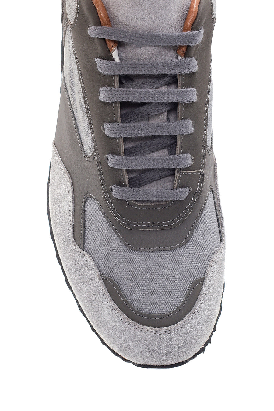 Men's Leather Suede Detailed Sneaker