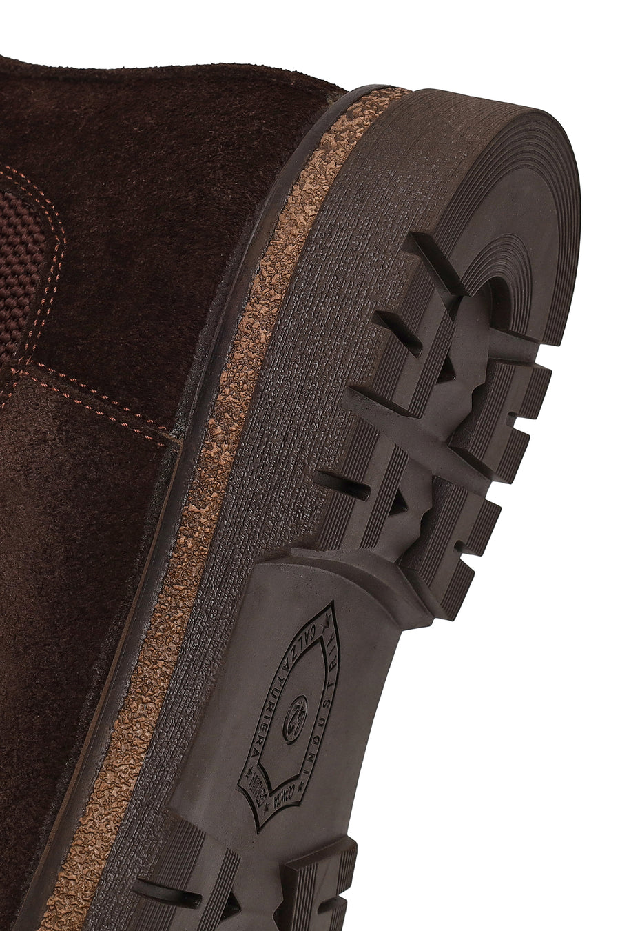 Male Brown Suede Chelsea Boots