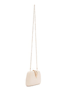 Women's Cream Long Chain Strap Clutch Bag | Derimod